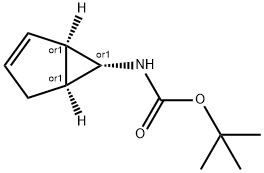 Carbamic acid, (1R,5S,6R)-bicyclo[3.1.0]hex-2-en-6-yl-, 1,1-dimethylethyl 구조식 이미지