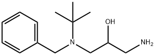 1-amino-3-[(1,1-dimethylethyl)(phenylmethyl)amino]propan-2-ol Structure