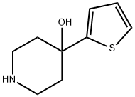 4-thien-2-ylpiperidin-4-ol 구조식 이미지