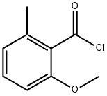 벤조일클로라이드,2-메톡시-6-메틸-(9CI) 구조식 이미지