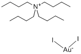 TETRA-N-BUTYLAMMONIUM DIIODOAURATE Structure