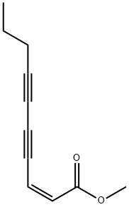 (Z)-2-데센-4,6-디인산메틸에스테르 구조식 이미지