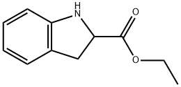 Indoline-2-carboxylic Acid Ethyl Ester 구조식 이미지
