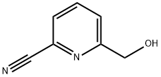 6-(HYDROXYMETHYL)-2-PYRIDINECARBONITRILE Structure