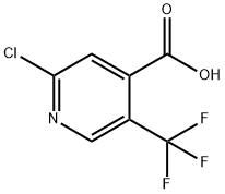 2-Chloro-5-(trifluoromethyl)isonicotinic acid 97% 구조식 이미지