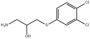 1-아미노-3-[(3,4-디클로로페닐)티오]-2-프로판올 구조식 이미지