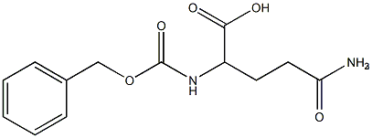 Carbobenzoxy-DL-glutamine 구조식 이미지