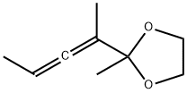 1,3-Dioxolane,  2-methyl-2-(1-methyl-1,2-butadienyl)-  (9CI) 구조식 이미지