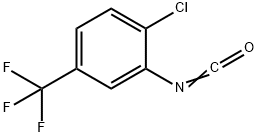 2-CHLORO-5-(TRIFLUOROMETHYL)PHENYL ISOCYANATE 구조식 이미지