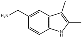 C-(2,3-디메틸-1H-인돌-5-일)-메틸아민 구조식 이미지