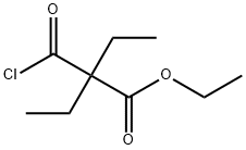 에틸2-카르보노클로리도일-2-에틸-부타노에이트 구조식 이미지