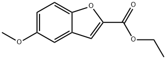 5-METHOXYBENZOFURAN-2-CARBOXYLIC ACID, ETHYL ESTER 구조식 이미지