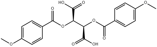 Ди-п-анизоил-L-винная кислота структурированное изображение