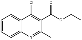 ETHYL4-클로로-2-메틸퀴놀린-3-카복실레이트 구조식 이미지