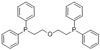 비스(2-디페닐포스피노)에틸에테르 구조식 이미지