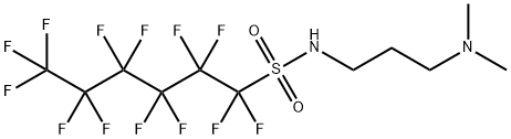 N-[3-(dimethylamino)propyl]tridecafluorohexanesulphonamide Structure