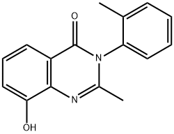4(3H)-Quinazolinone,  8-hydroxy-2-methyl-3-(2-methylphenyl)- 구조식 이미지