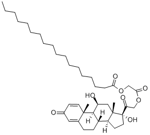 prednisolone steaglate Structure