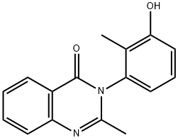 2-Methyl-3-(2-methyl-3-hydroxyphenyl)quinazoline-4(3H)-one Structure