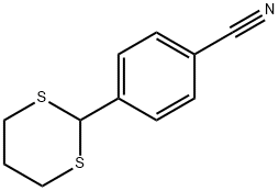 4-(1,3-Dithian-2-yl)benzonitrile, 97% 구조식 이미지
