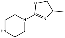 Piperazine, 1-(4,5-dihydro-4-methyl-2-oxazolyl)- (9CI) Structure