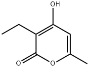 3-Ethyl-4-hydroxy-6-methyl-2H-pyran-2-one Structure