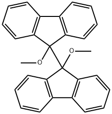 9,9'-Dimethoxy-9,9'-bi(9H-fluorene) Structure