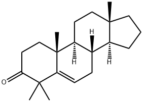 4,4-디메틸안드로스트-5-엔-3-온 구조식 이미지