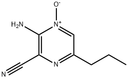 피라진카보니트릴,3-아미노-6-프로필-,4-옥사이드(9CI) 구조식 이미지