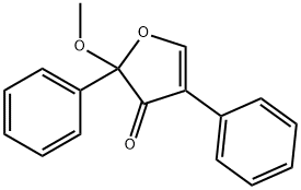 2-METHOXY-2,4-DIPHENYL-3(2H)-FURANONE 구조식 이미지
