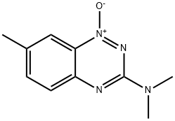 N,N,7-트리메틸-1,2,4-벤조트리아진-3-아민1-옥사이드 구조식 이미지