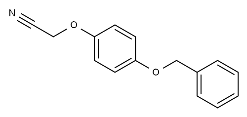 [4-(benzyloxy)phenoxy]acetonitrile Structure