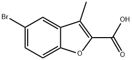 5-BROMO-3-METHYL-BENZOFURAN-2-CARBOXYLIC ACID Structure