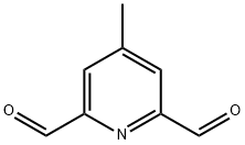 2,6-Pyridinedicarboxaldehyde, 4-methyl- (9CI) Structure