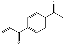 2-Propen-1-one, 1-(4-acetylphenyl)-2-fluoro- (9CI) 구조식 이미지