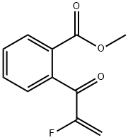 벤조산,2-(2-플루오로-1-옥소-2-프로페닐)-,메틸에스테르(9CI) 구조식 이미지
