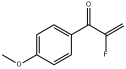 2-Propen-1-one, 2-fluoro-1-(4-methoxyphenyl)- (9CI) 구조식 이미지