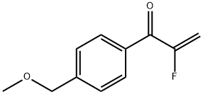 2-Propen-1-one, 2-fluoro-1-[4-(methoxymethyl)phenyl]- (9CI) 구조식 이미지