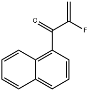 2-Propen-1-one, 2-fluoro-1-(1-naphthalenyl)- (9CI) Structure