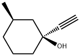 Cyclohexanol, 1-ethynyl-3-methyl-, (1S,3R)- (9CI) Structure