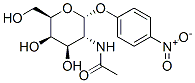 P-NITROPHENYL 2-ACETAMIDO-2-DEOXY-ALPHA-D-GALACTOPYRANOSIDE Structure