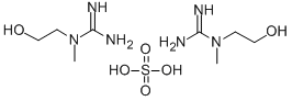 N-(2-HYDROXYETHYL)-N-METHYLGUANIDINE SULFATE (2:1) Structure
