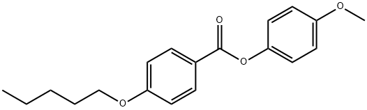 p'-Methoxyphenyl p-n-amylbenzoate Structure