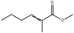2-Methyl-2-hexenoic acid methyl ester Structure