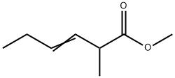 2-Methyl-3-hexenoic acid methyl ester 구조식 이미지