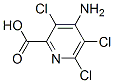 4-아미노-3,5,6-트리클로로-피리딘-2-카르복실산 구조식 이미지