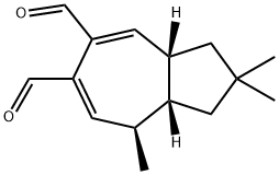 (3aR,8aS)-2,2,8-trimethyl-3,3a,6,8a-tetrahydro-1H-azulene-5,6-dicarbal dehyde Structure