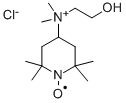 4-(N,N-DIMETHYL-N-(2-HYDROXYETHYL))AMMONIUM-2,2,6,6-TETRAMETHYLPIPERIDINE-1-OXYL CHLORIDE Structure
