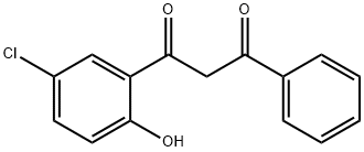 1-(5-CHLORO-2-HYDROXYPHENYL)-3-PHENYL-1,3-PROPANEDIONE Structure