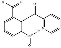 Benzoic  acid,  3-nitro-2-(2-pyridinylcarbonyl)- Structure